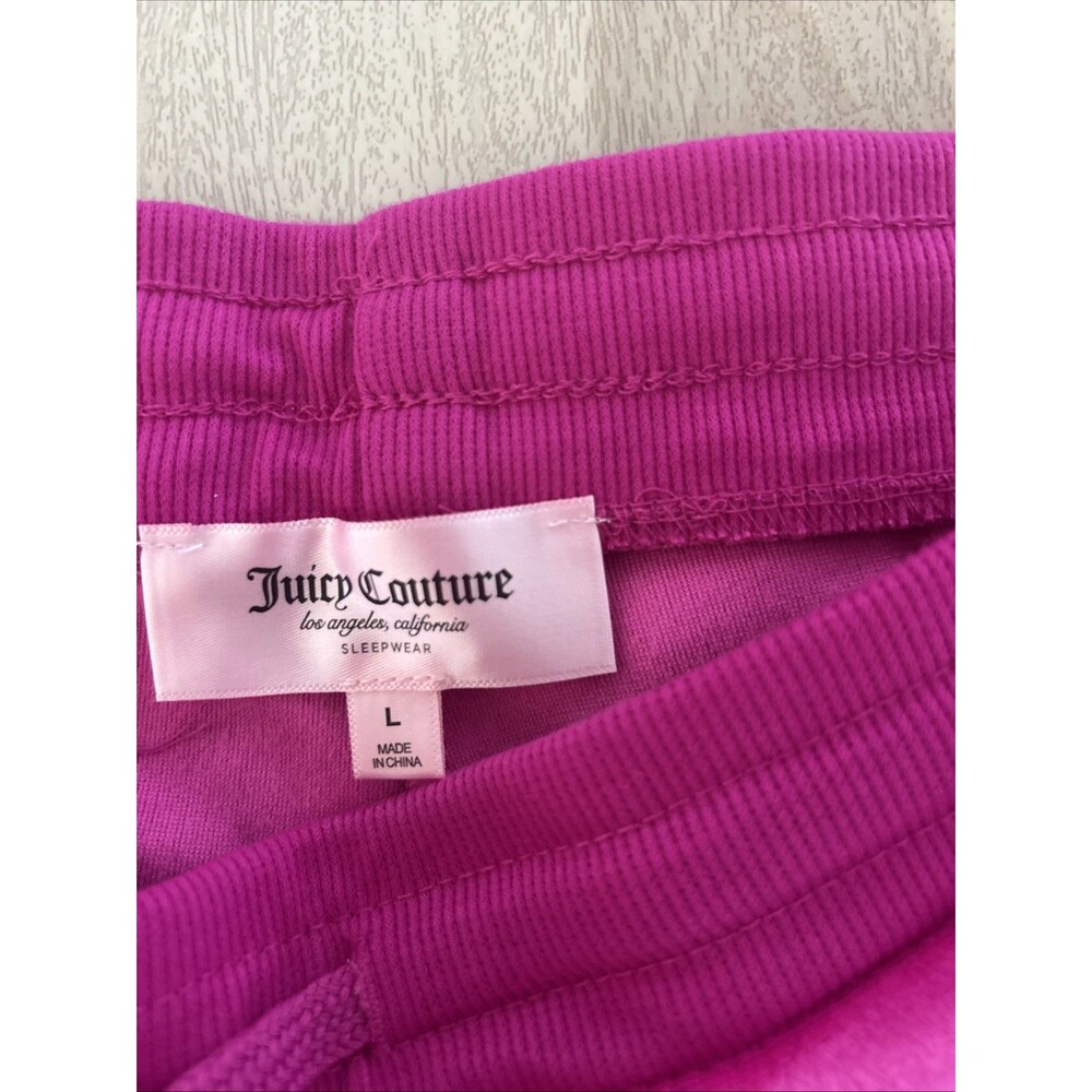 NWT Juicy Couture DragonFruit Dream Velour Sleep Pajama Pants Size L